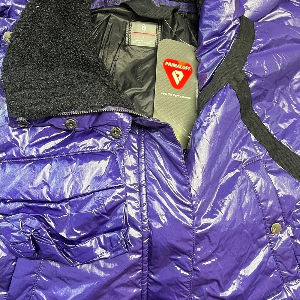 Free People Vagabond Women's Purple Jacket New with primaloft tag
